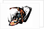 Man surfing by Anonymous