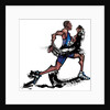Male athlete running by Anonymous