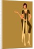 Woman wearing high heeled boots by Anonymous
