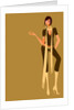 Woman wearing high heeled boots by Anonymous