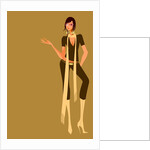 Woman wearing high heeled boots by Anonymous