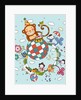 Children playing with toy monkey by Anonymous