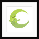 Moon Asleep by Anonymous