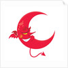 Devil Moon Asleep by Anonymous