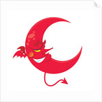 Devil Moon Asleep by Anonymous