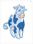 Cartoon Cow by Anonymous