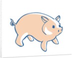 Cartoon Pig by Anonymous