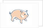 Cartoon Pig by Anonymous