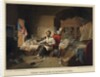 President Lincoln writing the Proclamation of Freedom by Anonymous