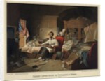 President Lincoln writing the Proclamation of Freedom by Anonymous
