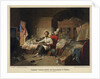 President Lincoln writing the Proclamation of Freedom by Anonymous