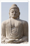 Low angle view of a statue of Buddha, The Great Buddha Statue, Bodhgaya, Gaya, Bihar, India by Anonymous