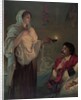 The lady with the lamp (Miss Nightingale at Scutari, 1854) by Anonymous
