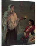 The lady with the lamp (Miss Nightingale at Scutari, 1854) by Anonymous