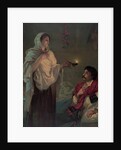 The lady with the lamp (Miss Nightingale at Scutari, 1854) by Anonymous