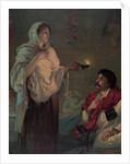 The lady with the lamp (Miss Nightingale at Scutari, 1854) by Anonymous