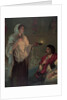 The lady with the lamp (Miss Nightingale at Scutari, 1854) by Anonymous