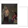 The lady with the lamp (Miss Nightingale at Scutari, 1854) by Anonymous