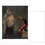 The lady with the lamp (Miss Nightingale at Scutari, 1854) by Anonymous