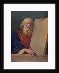 Moses with the Ten Commandments by Anonymous