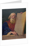 Moses with the Ten Commandments by Anonymous