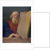 Moses with the Ten Commandments by Anonymous