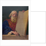 Moses with the Ten Commandments by Anonymous