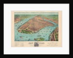 New York: A Bird's Eye View from the Harbor by Currier & Ives