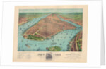 New York: A Bird's Eye View from the Harbor by Currier & Ives