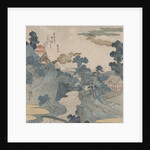 Fuji no yukei (An Evening View of Fuji) by Utagawa Kuniyoshi