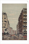 View of Broadway and Maiden Lane, New York City by Anonymous