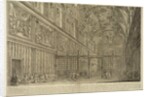 Veduta della capella sistina nel palazzo apostolico vaticano by Francesco Barbazza