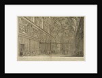 Veduta della capella sistina nel palazzo apostolico vaticano by Francesco Barbazza