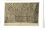 Veduta della capella sistina nel palazzo apostolico vaticano by Francesco Barbazza