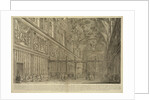 Veduta della capella sistina nel palazzo apostolico vaticano by Francesco Barbazza