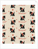 Greetings pattern with black cat by Anonymous