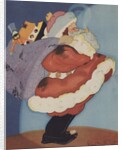 Santa Claus with bag of toys by Anonymous
