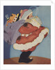 Santa Claus with bag of toys by Anonymous