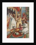 Children playing on Christmas morning by Anonymous