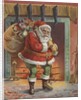 Santa Claus with bag of toys by Anonymous