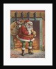 Santa Claus with bag of toys by Anonymous