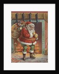 Santa Claus with bag of toys by Anonymous