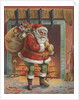 Santa Claus with bag of toys by Anonymous
