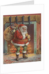 Santa Claus with bag of toys by Anonymous