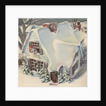 Man looking out window on Chrismas Eve by Anonymous