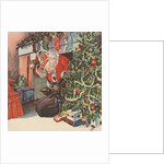 Santa Claus delivering presents by Anonymous