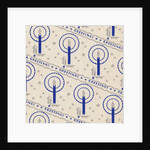 Greetings pattern with burning candle by Anonymous