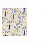 Greetings pattern with burning candle by Anonymous