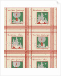 Christmas cheer and new year greetings pattern by Anonymous