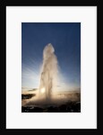 Strokkur Geyser at sunrise by Anonymous